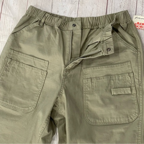 Free People FP Movement Voyage Pants Cargo Straight Leg Desert Taupe Sz S NWT - Picture 11 of 14
